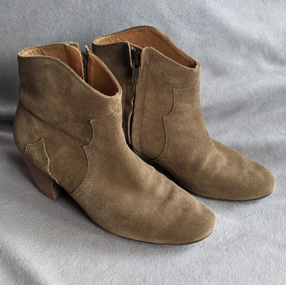 Isabel Marant Shoes - Isabel Marant Dicker Leather Ankle Boots